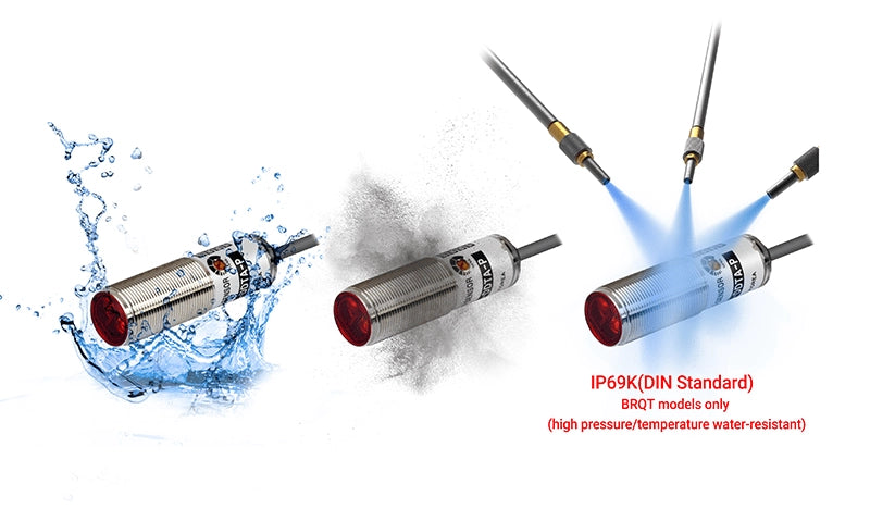 Sensores fotoeléctricos cilíndricos BRQ