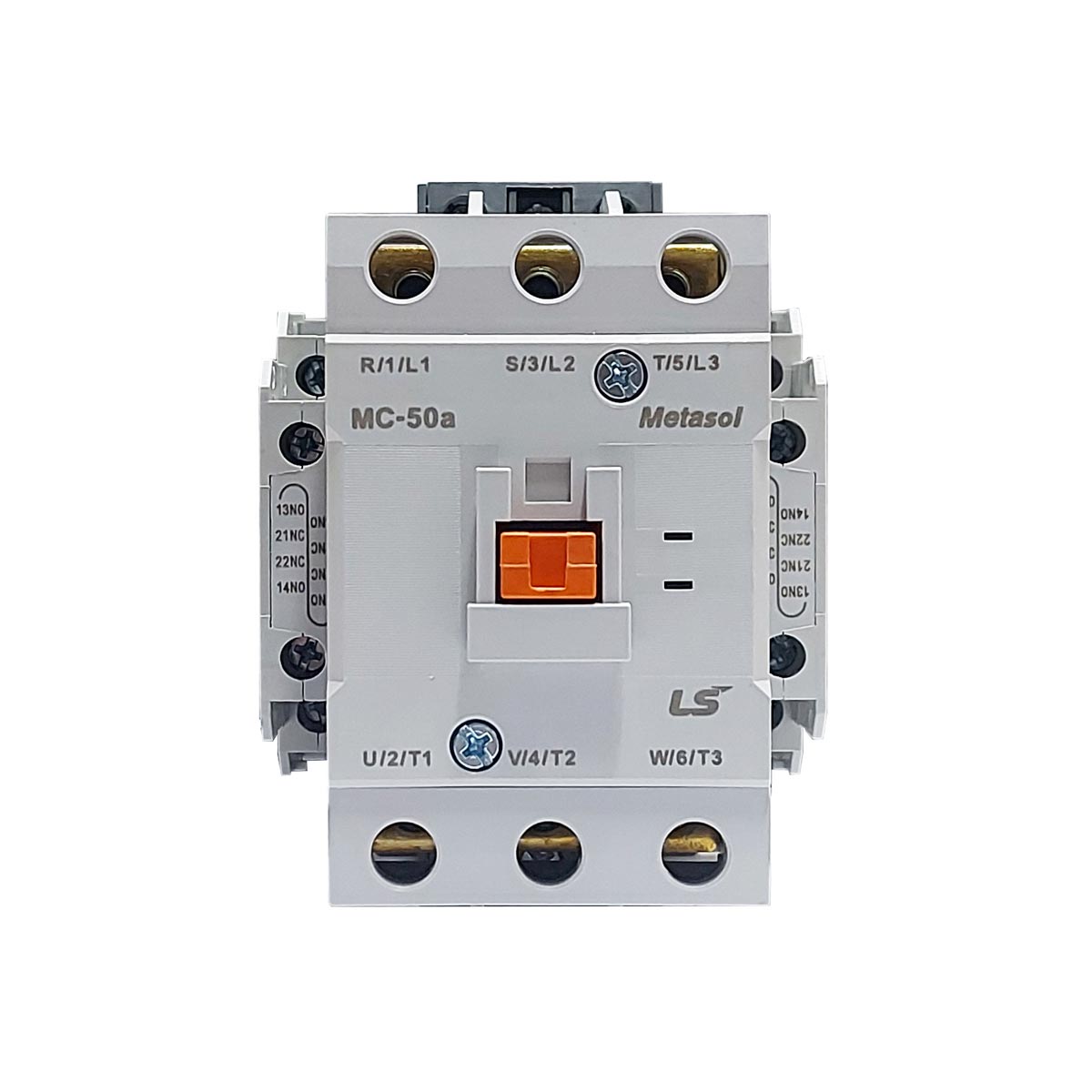 Contactores LS Metasol: Conexión Compacta y Alto Rendimiento  Los contactores Metasol destacan por su conexión compacta y fácil, alto rendimiento, larga vida eléctrica y mayor inmunidad ambiental. Su estructura sellada mejora las características de seguridad, proporcionando una solución fiable y eficiente para sistemas industriales.