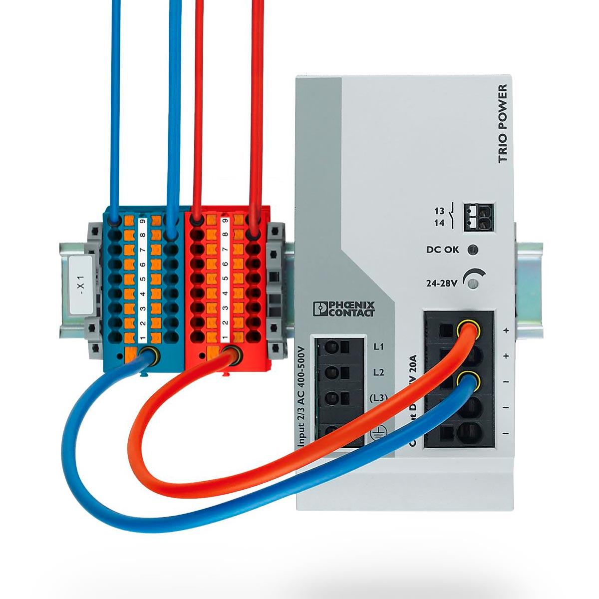 Bloques de Distribución y Bornas de Equipo: Conexión Eficiente y Ahorro de Espacio  Los bloques de distribución y bornas de equipo con tecnología de conexión push-in y por tornillo son ideales para un cableado flexible y eficiente. Suministrados listos para conectar, están disponibles en diversas secciones, números de polos, tipos de montaje y colores, lo que permite su uso inmediato y combinaciones personalizadas.